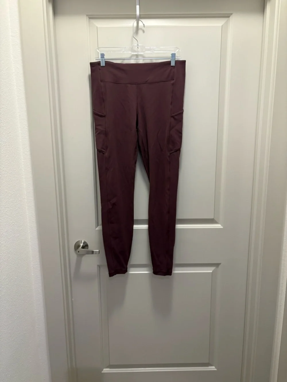 High-Waist Pocket Leggings in Deep Plum Lululemon size 10